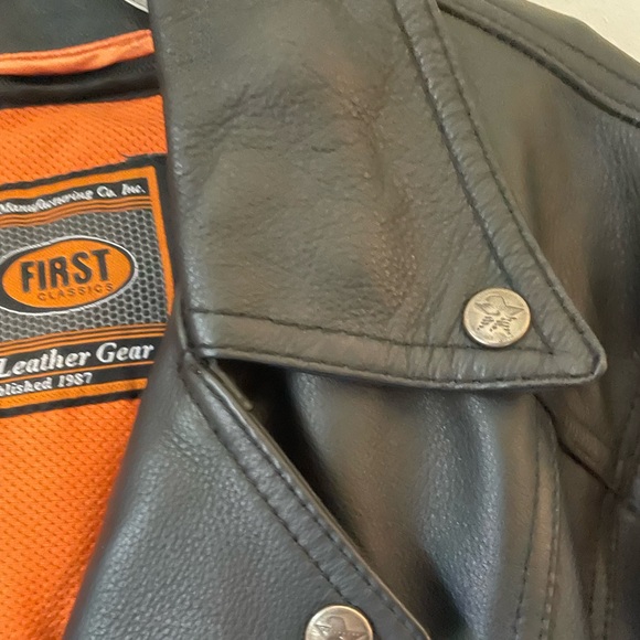 Genuine leather motorcycle jacket- Womens xxl - Picture 5 of 14